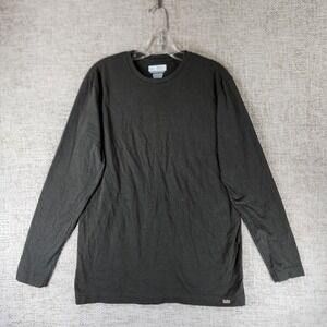 1620 NYCO Heavyweight Long Sleeve T-Shirt Mens S Gray Workwear Cordura USA Made